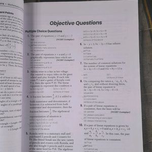 Maths Class 10 Sample Papers With Revision Notes