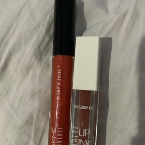 Insight Lipstick & Lakeme Gloss