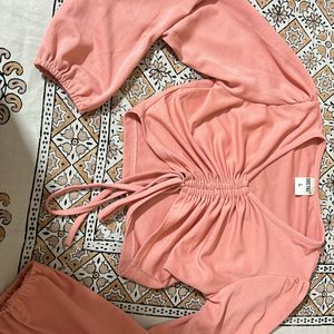 Peach knot top💗