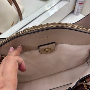 Big Size Aldo Handbag With Multiple Pockets