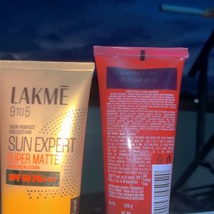 Lakme Sunscreen And Facewash