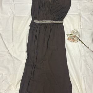 Zara Brown Maxi Dress