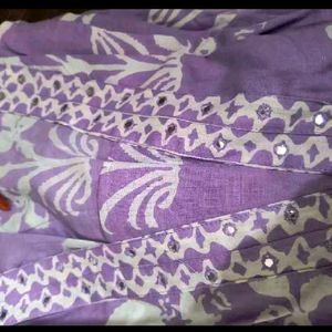 New Unused PureCotton Aline Kurti Plazzo Dupatta