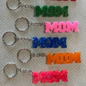 Resin Art Keychains Gifts For MOM