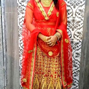 Beautiful Red Lehnga.