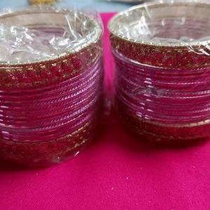 Pink Bangle Set