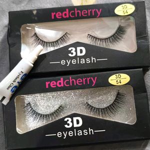 Redcherry Eyelash With Eye Lashes Glue