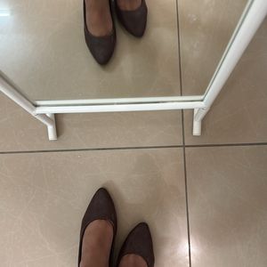 Brown Block Heels