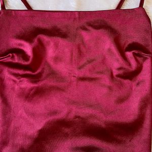 Shein Backless Satin Top