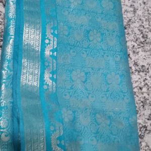 Blue Colour Saree💙