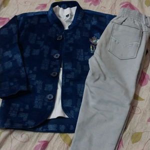 Jeans Jacket Suit For Boys