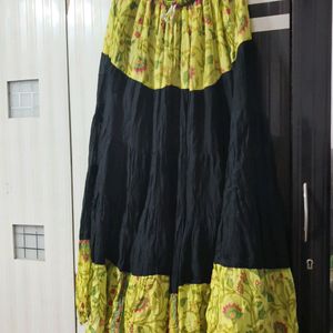 Flared Ethnic Skirt