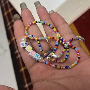 Handmade Multicolor Bead Neckpiece