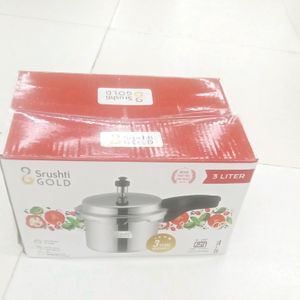 Srushti Gold Alluminium Pressure Cooker