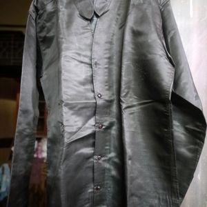 Black Self Shining Party Wear Shirt For Men In M S