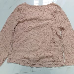 Fig Lace Top