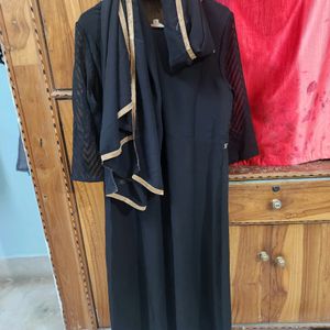 Black Anouk Kurta And Dupatta Set