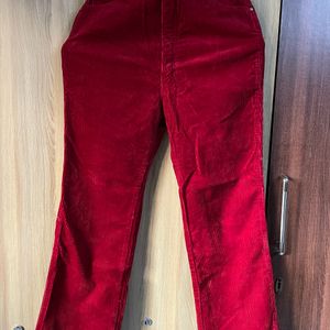 Sale ❌ Red Corduroy Pants