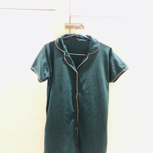 CHIC NIGHTSUIT IN BOYTLE GREEN COLOUR