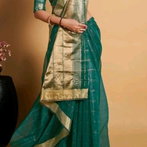 Green Saree