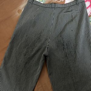 Black Check Pant