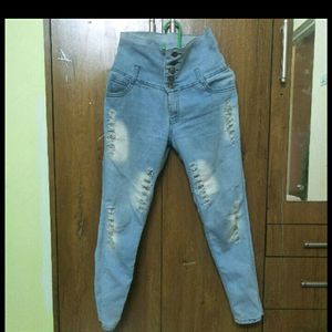 Combo Cargo And High Waist Jeans