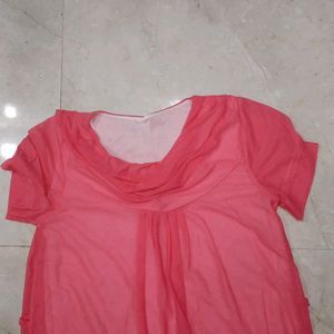 PINK SHORT DRESS (Stretchable)