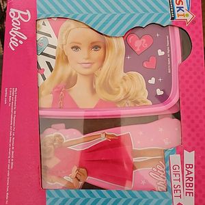 Barbie Tiffin And Stationery Box