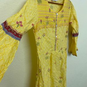 BIBA Bell Sleeves Kurta