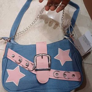 Blue Denim Purse