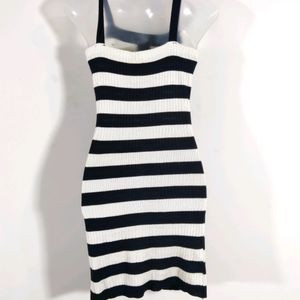 Multicolored Striped Casual Dress (Women)