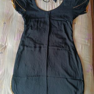 Black Kurta Patiyala Set