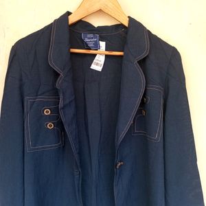 Casual Navy Blue Jacket (Women)