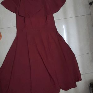 Maroon Dress