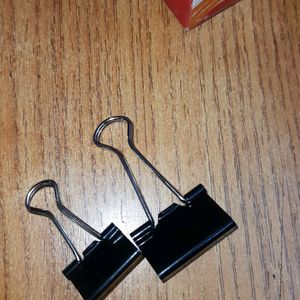 Fold back Binder Clips (Black)