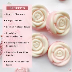 Rose Soap 2 Pc