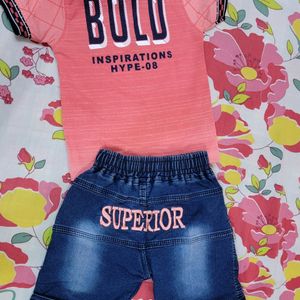 Kids T-shirt Bottom Set