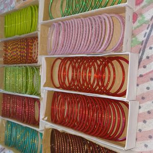 Beautiful Bangles Of Different Colours