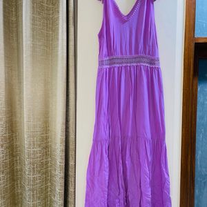 Purple Long Dress