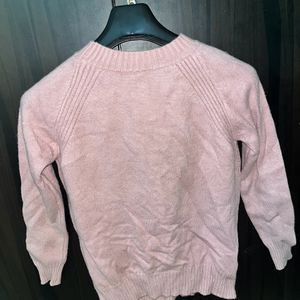 Pink Sweater. Size- M