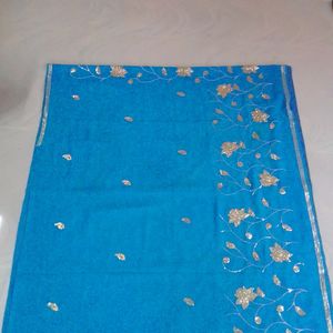 Blue Colour Saree