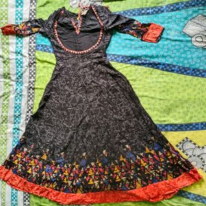 Anouk Black Kurta Set