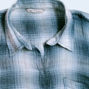 Blue And White Formal Shirt