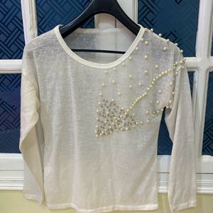 White Pearl Top