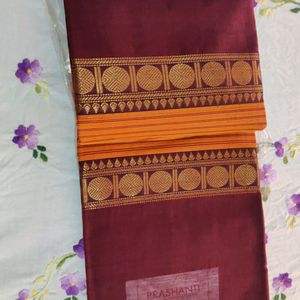 New Madurai Cotton Saree With Tag