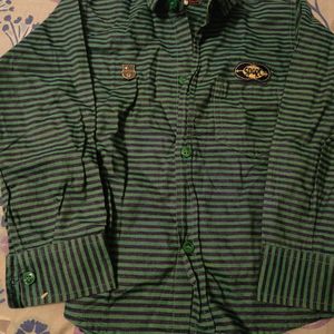 Green Stripe Shirt