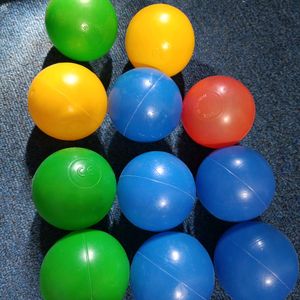 11colourfull Balls And 4 Cricket Ball