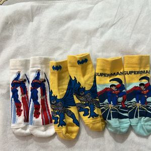 Superhero Theme Bonjour Socks