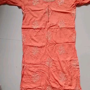 Peach Kurta