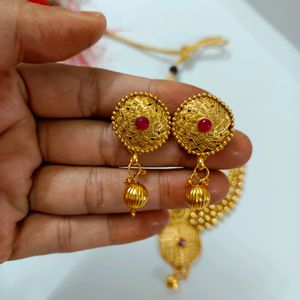 Golden Colour Jewellery Set